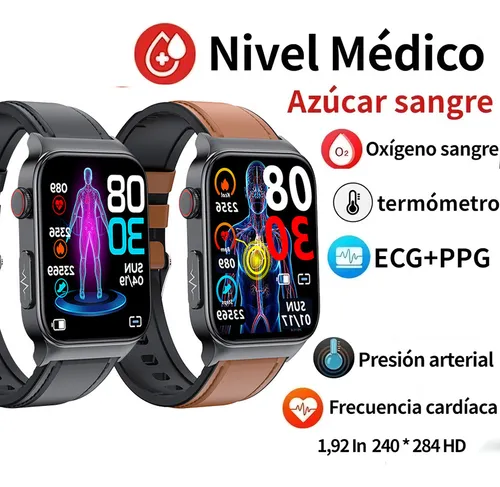 Reloj Medidor Glucosa, Reloj Tension Arterial, Reloj Que Mide