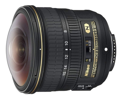 Nikon Af-s Nikkor 8-15mm F/3.5-4.5e Ed Lente Ojo De Pez