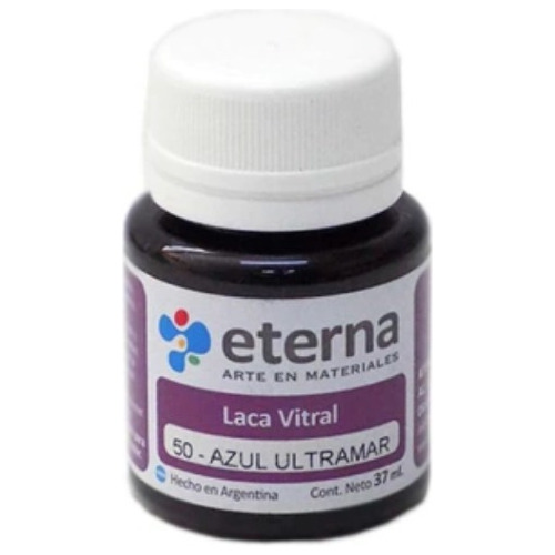 Laca Vitral Eterna 50 Azul Ultramar 37ml La Plata