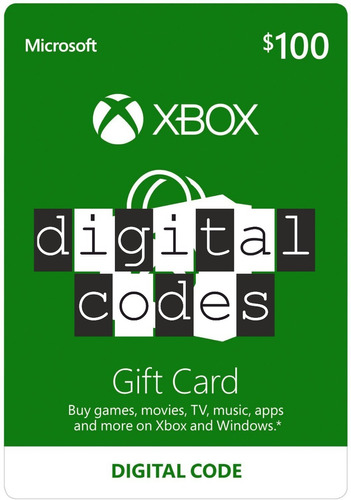Código Xbox Usa 100 Usd Digital Codes