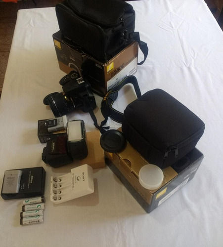 Kit Máquina Fotográfica Nikon Modelo 3.400