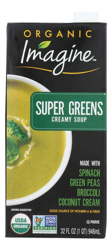 Imagine Foods, Sopa Organica De Super Verduras, 32 Onzas Liq