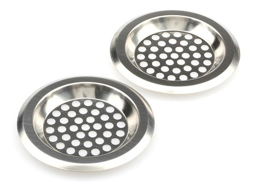 2x Rejilla Acero Inox 6cm + 7,5cm Cocina Ducha Pelos Comida