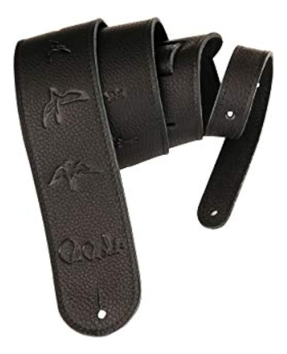 Prs Guitars Leather Birds Guitar Strap, Black (acc-3119)