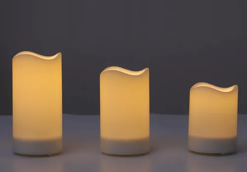 Vela Solar Led Octmustard Con Sensor De Luz Resistente Al...