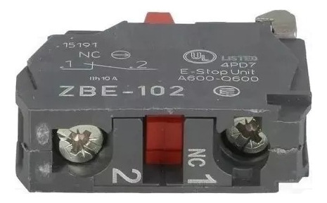 Contacto Auxiliar Zbe102  Para Pulsadores Marca Db Electric