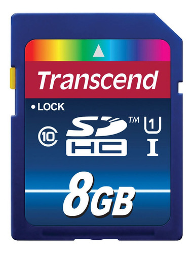 Transcend 8gb Sdhc Memory Card Premium Class 10 Uhs-i