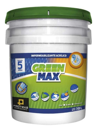 Impermeabilizante Green Max 5 Años 19l Protexa