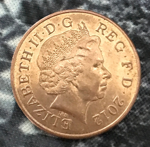 Moeda Reino Unido 2 Pence 2012 (Usado)