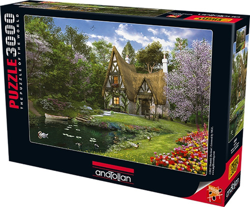 Puzzle 3000 Piezas Spring Lake Cottage Anatolian 