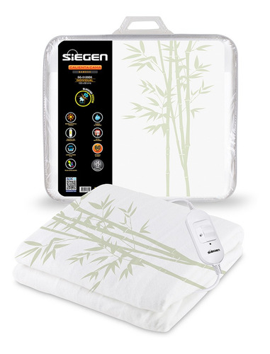 Imagen 2 de 3 de Calienta Cama Siegen Sg-5120d5 1 Plaza (150 X 80 Cms)