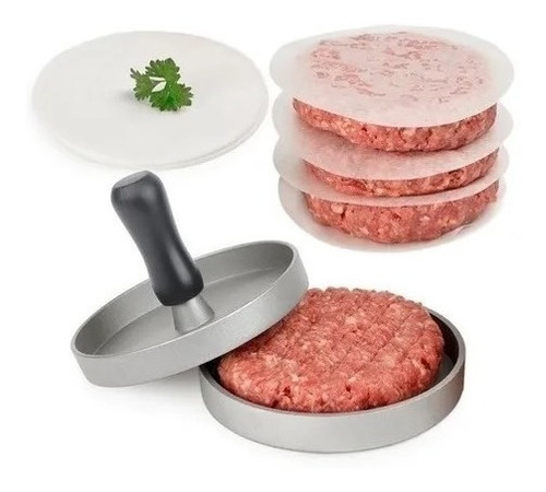 Molde Para Hamburguesas Individual - Plancha Press Carne