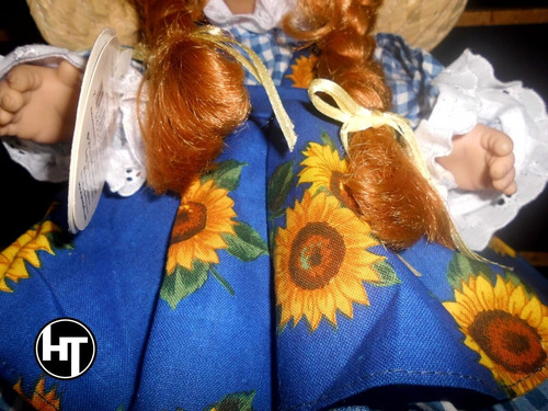 Imagen 7 de 10 de Precious Moments, Sunflower Sally, Muñeca, Figura, 12 Pulgad