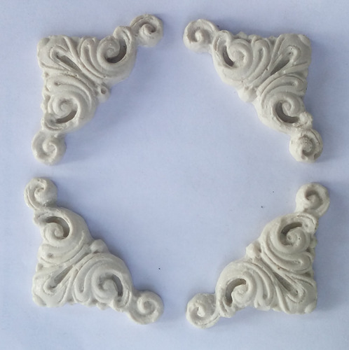 Apliques Vintage De Resina Para Decorar Muebles Marcos X 20u