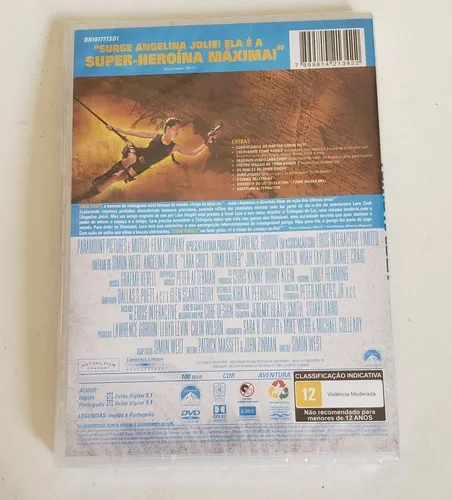 Dvd Lara Croft Tomb Raider Aventura Original Dublado