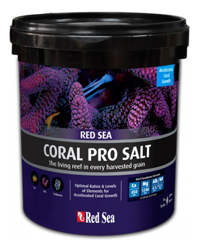 Sal Coral Pro 7kg Red Sea Marinos Acuario