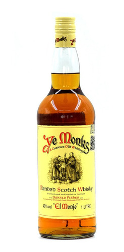 Imagen 1 de 1 de Whisky Ye Monks - El Monje - 1 Litro