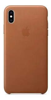 Protector Original Apple Leather Case @ iPhone XS Max Brown