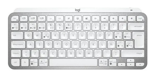 Logitech Mx Keys Mini, Teclado Avanzado Iluminado Gris