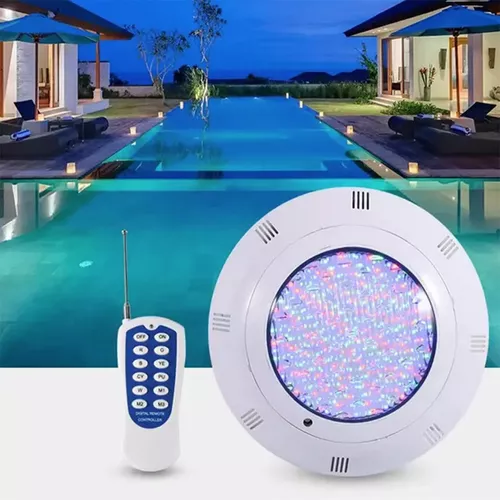 Bombilla LED de Color RGB para piscina con mando para piscina , fácil de  utilizar e instalar, Material duradero 120V 35W shamjiam luz de la piscina