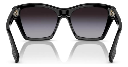 Óculos de sol Burberry Be4391 Lens Grey Rod Black Frame Design 30018g-54-s