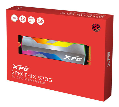 Imagen 5 de 6 de Disco sólido SSD interno Adata XPG ASPECTRIXS20G-1T-C 1TB negro