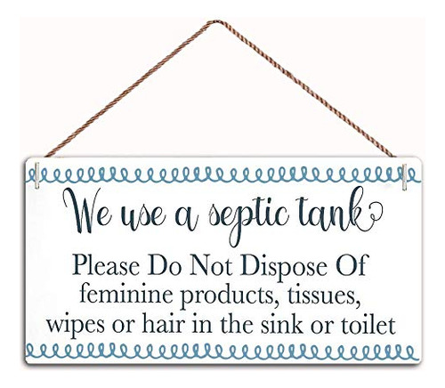 Septic Tank Bathroom Rules Small Toilet Plaque Great Ï¼...