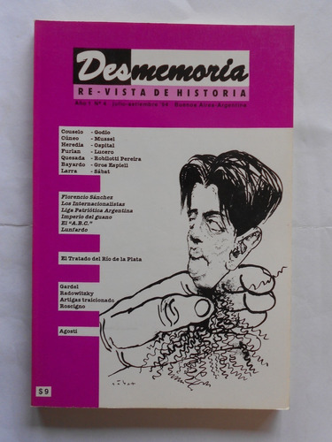 Desmemoria N° 4 / 1994 / Revista De Historia / Ver Indice