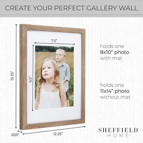 Sheffield Home Juego De Marcos De Pared Para Galera De 9 Pie