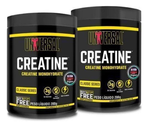 2x1 Creatina Universal Combo X400g Aumenta Rendimiento