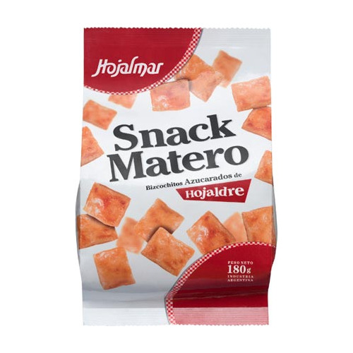 Pack X 36 Unid. Galletitas  Snak Matero 180 Gr Hojal Pro