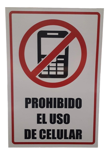 Cartel No Prohibido Celular