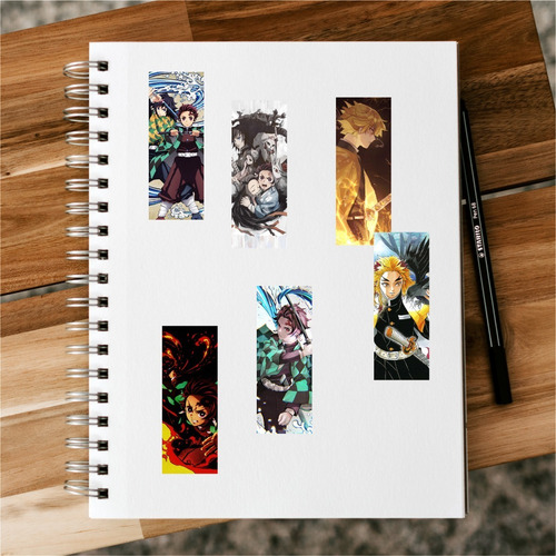 Imagen 3 de 4 de Sticker Kimetsu No Yaiba - Combo X 18 Sticker - Animeras