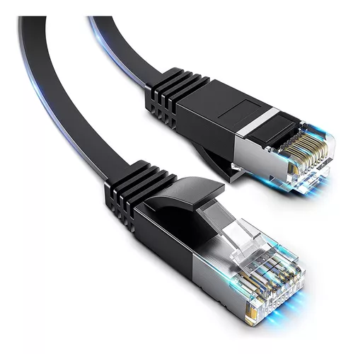 Cable Ethernet Cat 8 Cable Ethernet Plano Alta Velocidad - Temu Chile