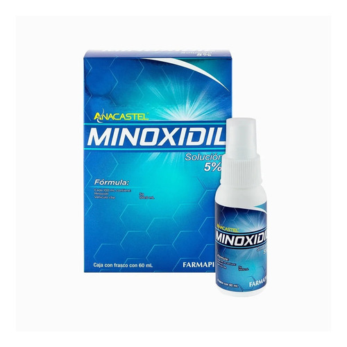 Imagen 2 de 2 de Líquido Anacastel Minoxidil Solución 5% anticaída de 60mL