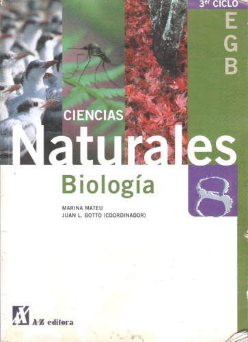 Combo Ciencias Naturales Biología 8 Y 9 Egb, Az