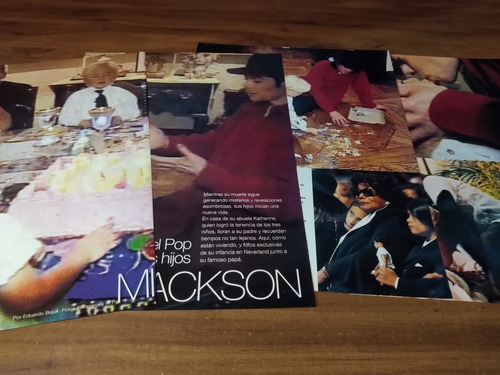 (a248) Michael Jackson * Clippings Revista 4 Pgs * 2009