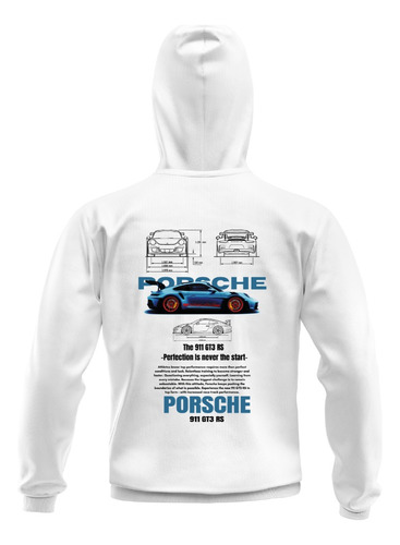 Poleron Canguro Con Capucha - Porsche 911 Gt3 - Porsche 12