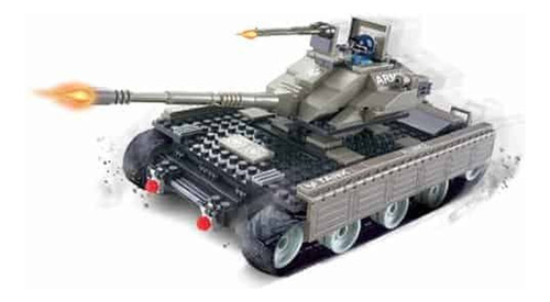 Bloques Construir Juguete Army Mega Tank 10 In 1