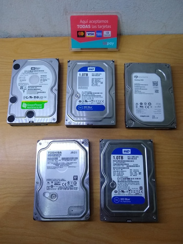 Disco Duro 1 Tera Wd Digital  Blue / Toshiba / Seagate 