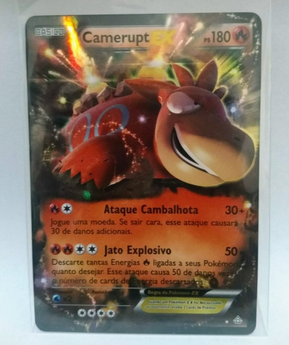 Camerupt Ex Raro Holográfico - Pokémon Trading Card Game