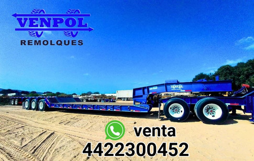 Lowboy Cuello Desmontable Para Carga De Vagones De Tren