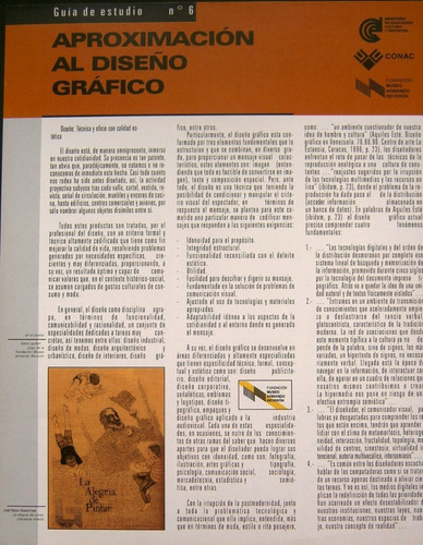 Aproximación Al Diseño Gráfico. Guía De Estudio N°6