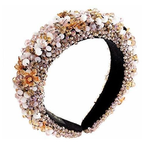 Diadema Acolchada Glbcc Crystal Para Mujer Hecha A Mano En A