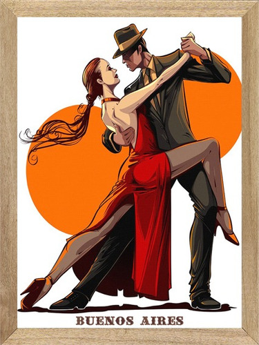 Tango  Pareja, Cuadro, Poster              L793