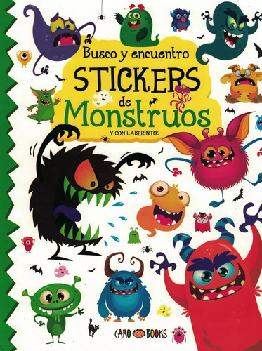 Busco Y Encuentro Stickers De Monstruos 