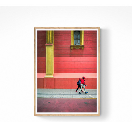 Impressão Para Quadro Em Fine Art:  2 Homens Caminhando