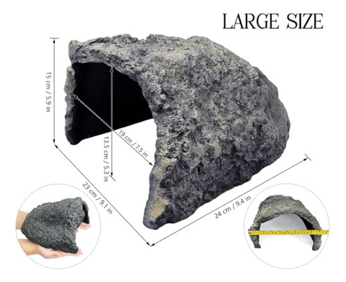 Hábitat De Cueva De Roca Oculto Para Reptiles Y Anfibios. De