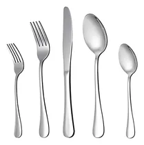 Comprar Lianyu Juego De Cubiertos De Cubiertos De Plata De 20 Piezas