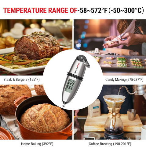 Instantanea Thermopro Tp Carne Lectura Termometro Para Carne